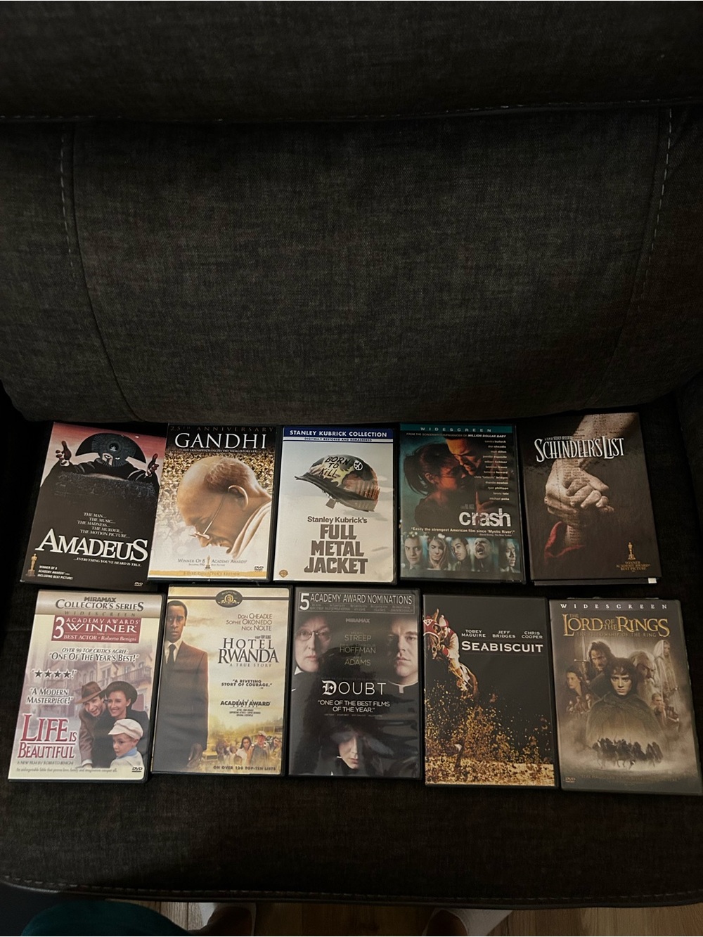 Moving/ Inspiring Movies- 10 DVD Collection - Used Good Condition